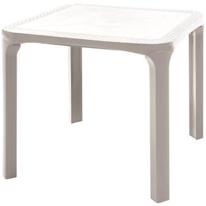 TAVOLI RATTAN OLE' BIANCHI 80X80